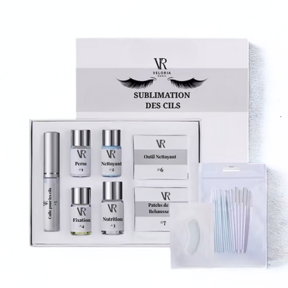 Lash Lift à Domicile : Kit Complet pour des Cils Parfaitement Réhaussés | Veloria Paris